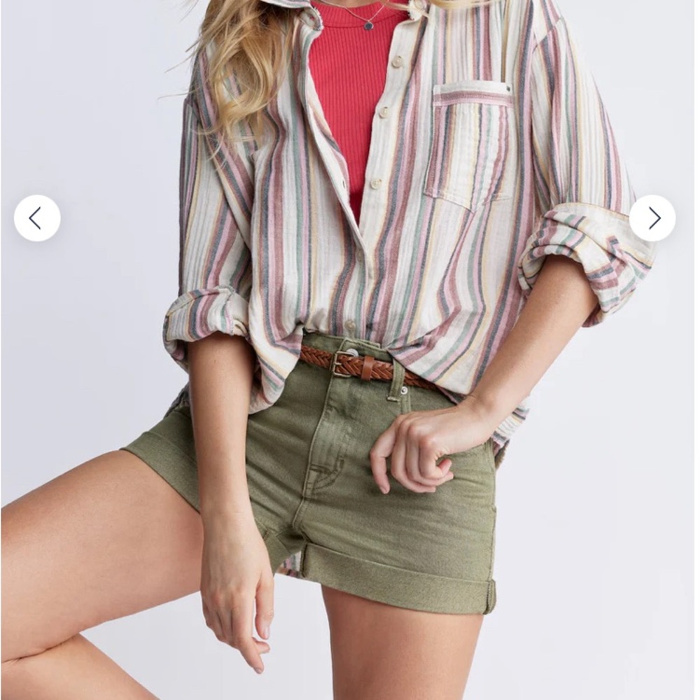 NWT - Buffalo shorts - sz 26 mid olive denim
